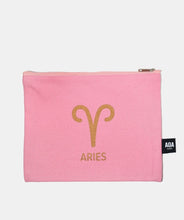Load image into Gallery viewer, Zodiac Sign Canvas Cosmetic Pouch