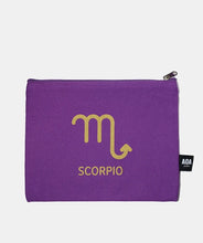 Load image into Gallery viewer, Zodiac Sign Canvas Cosmetic Pouch