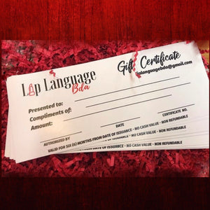 Gift Certificate