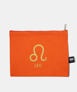 Zodiac Sign Canvas Cosmetic Pouch